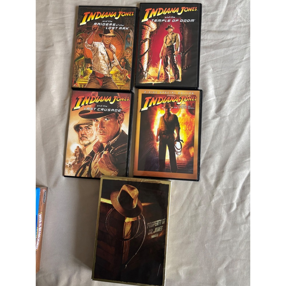 Indiana Jones The Complete Adventure Collection 4Movie DVD Box Set Harrison Ford - Picture 3 of 3